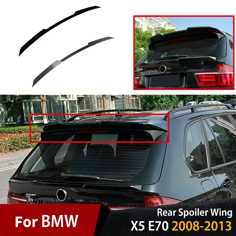 

Rear Trunk Lip Spoiler Wing Accessorie For BMW X5 E70 2008 2009 2010 2011 2012 2013 Car Exterior Wings Part Tuning Body Kits