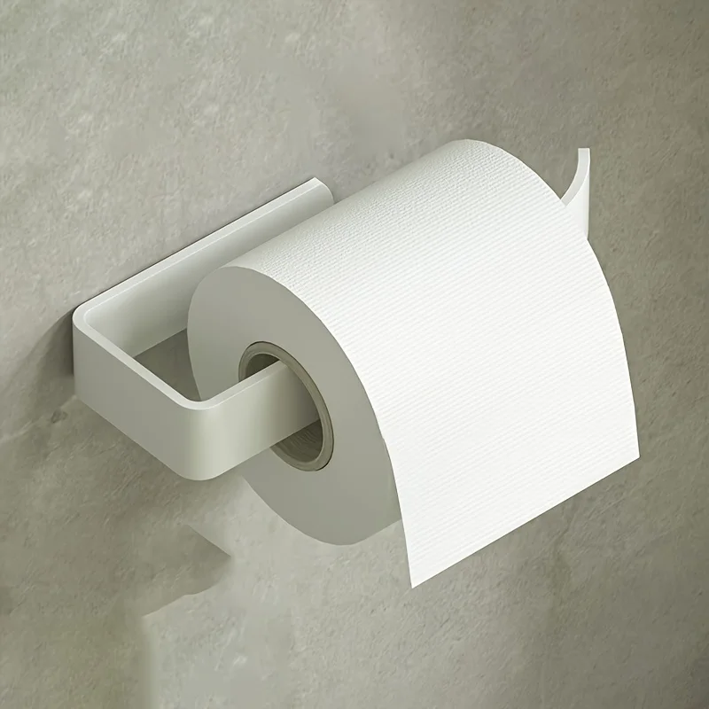 ที่ใส่กระดาษชำระในครัวติดผนังม้วนกาวในตัวสำหรับกระดาษฟิล์มผ้าห้องครัวห้องน้ำอุปกรณ์ฮาร์ดแวร์