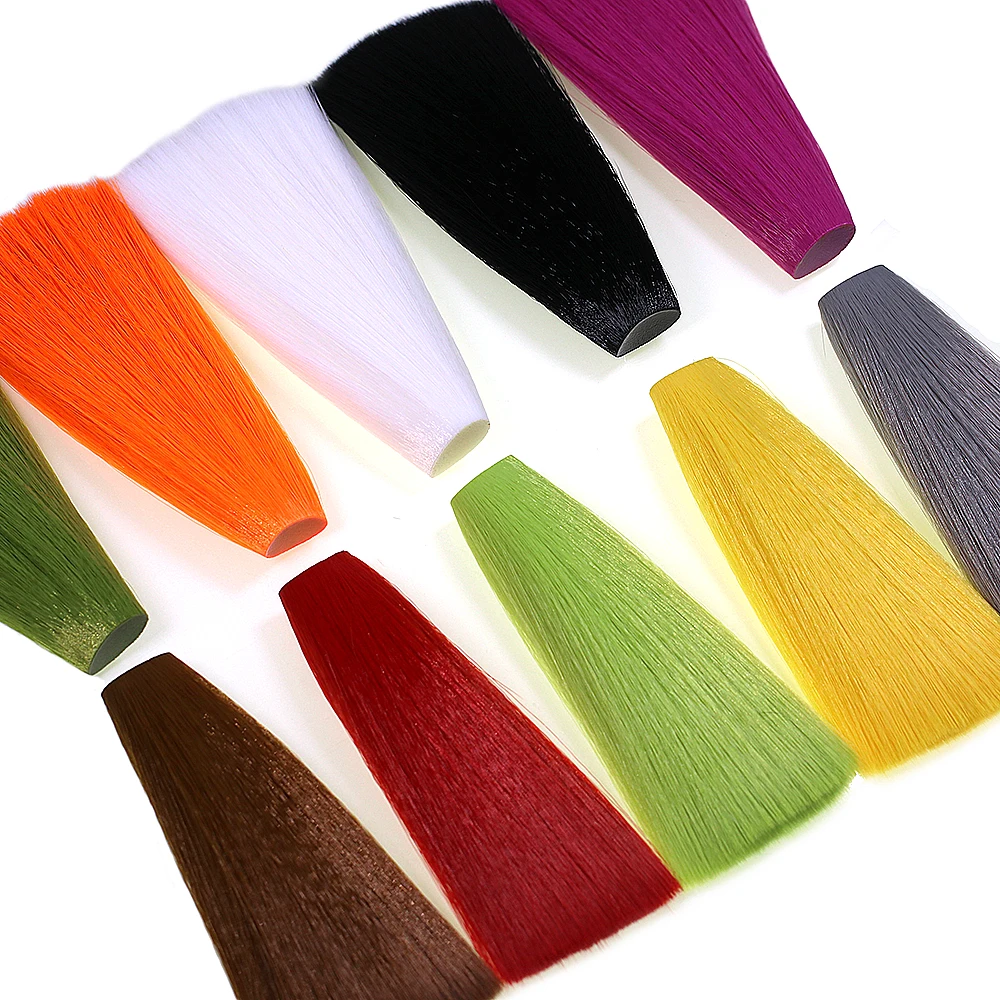 1PC Synthetic Faux Bucktail Fiber Fly Tying Material For Nymphs Mayflys Streamers Jig Lures Saltwater Fishing Lures