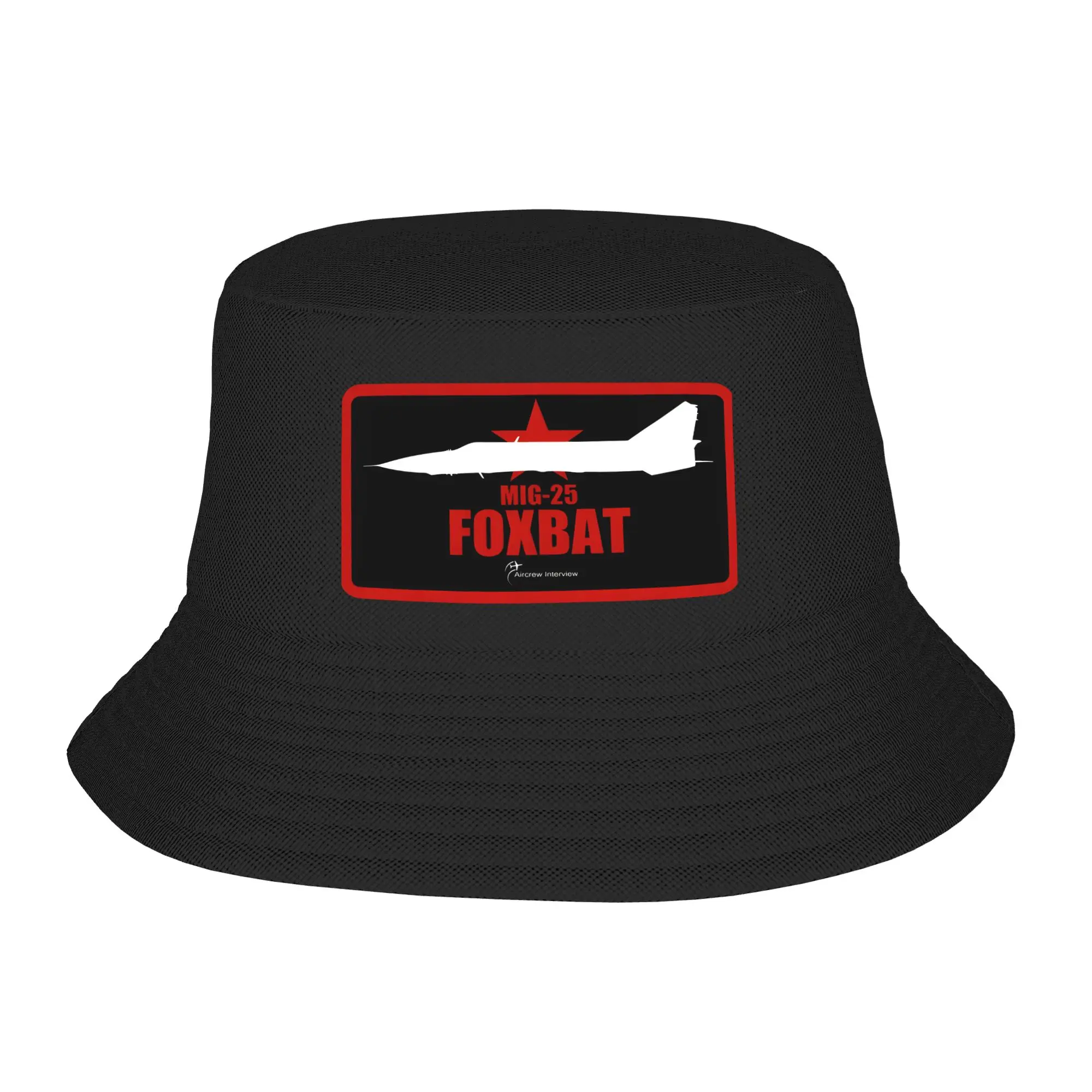 Beach Headwear Mig-25 Foxbat Fighter Jet  Accessories Bucket Hat Kawaii Women  Sun Caps