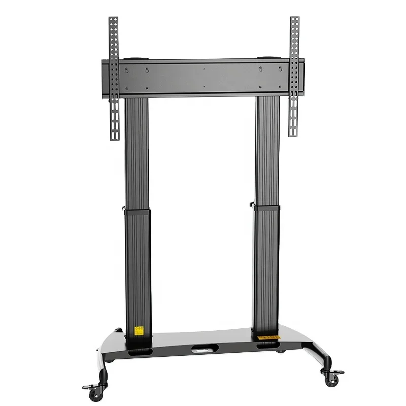 KALOC Factory KLC-DT100 Height Adjustable Electric Motorized LCD TV Floor Stand Mount Mobile  Trolley