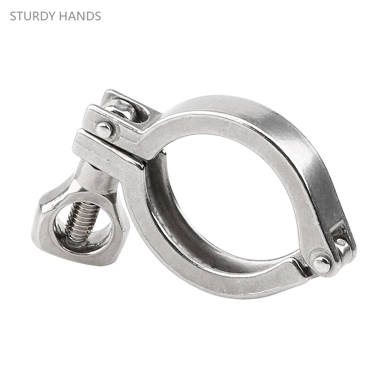 

1PCS 304 stainless steel quick connector fastening clamp quick installation buckle 201 pipe clamp chuck connector bolt