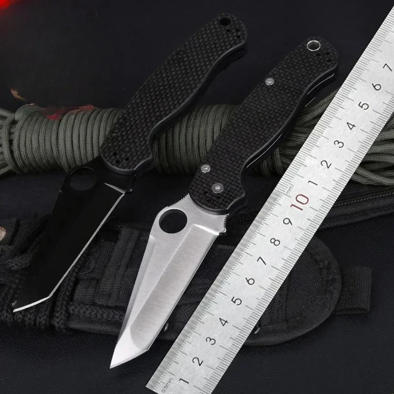 

C81 Folding Knife Carbon Fiber Handle Outdoor Knife Camping Survival EDC Tool