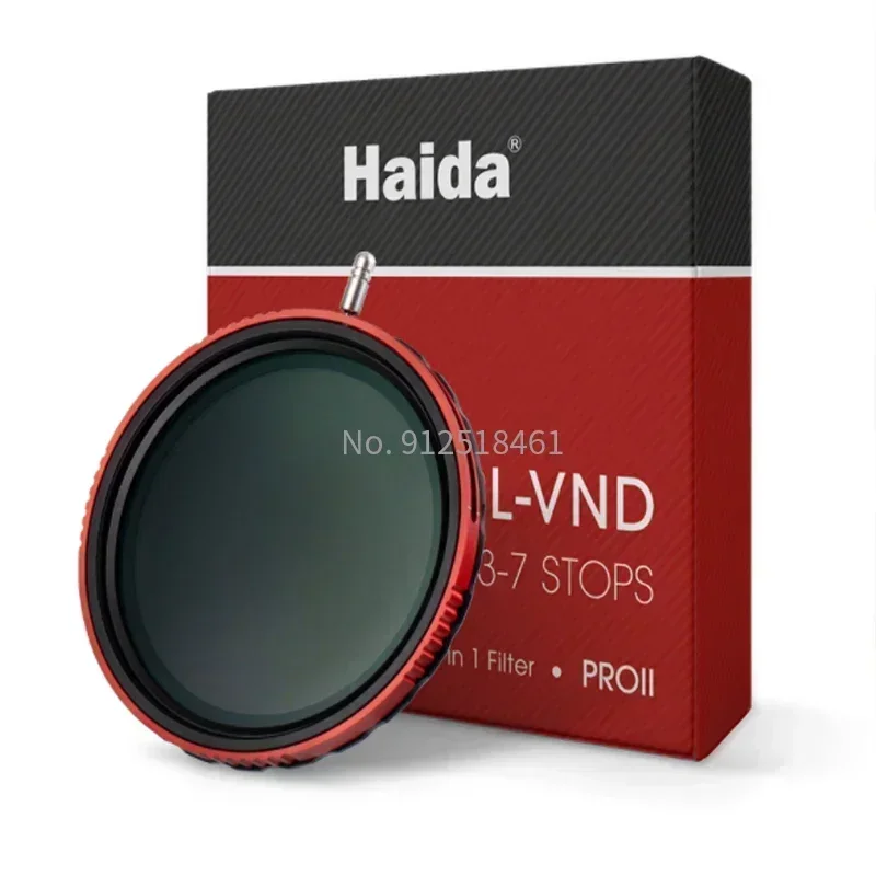 Haida PROII CPL-VND Variable Polarizer 2 in 1 Lens Filter 67 72 77