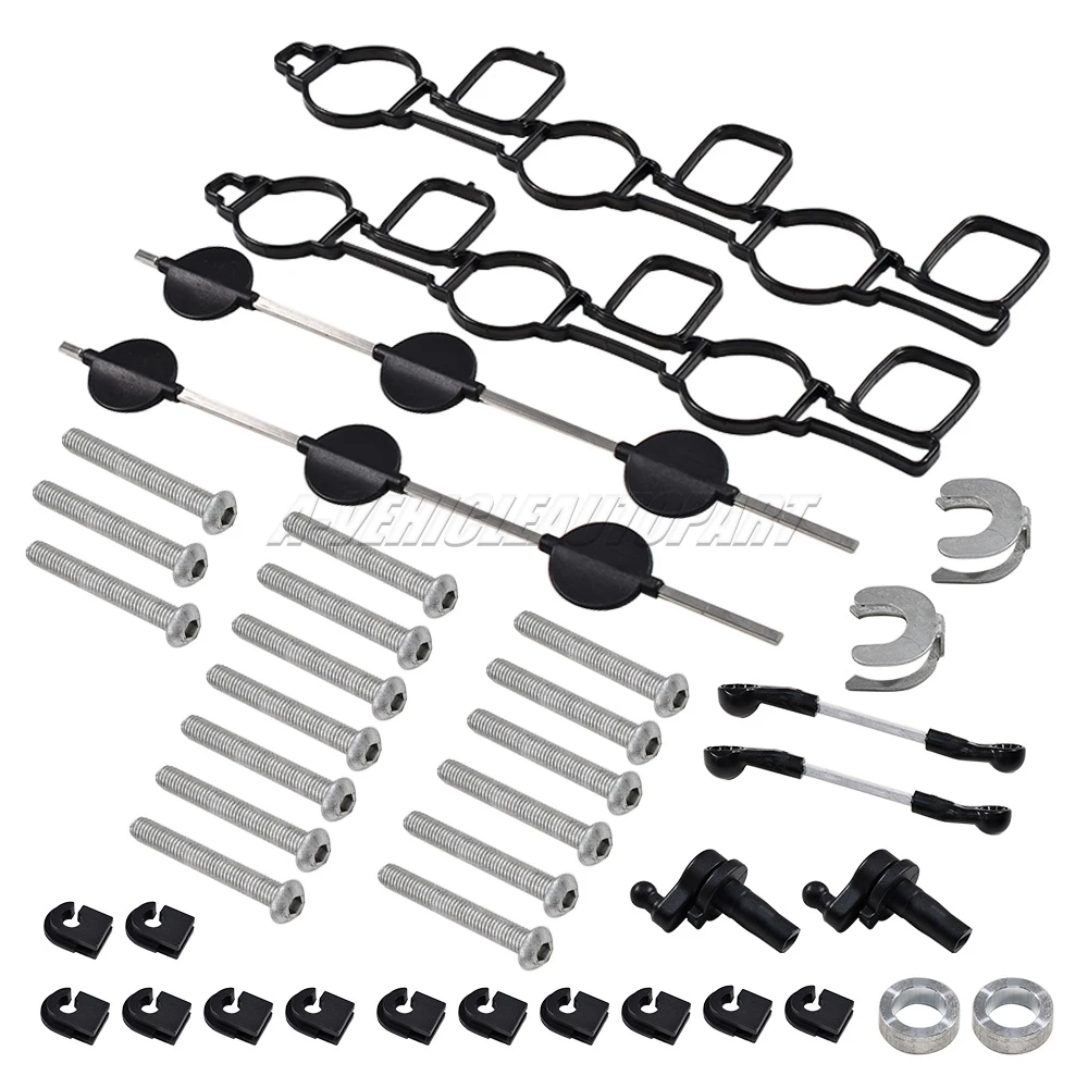 059129711 059129712 For Audi A4 A6 A8 Q7 VW Touareg Phaeton 1Set New Intake Manifold Flap Replacement Gasket Kit Car Accessories - view 5