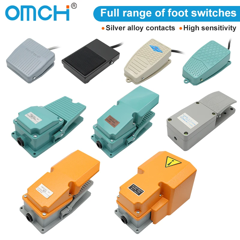 OMCHFootSwitchTFS201FootSwitchLT4PedalSwitchwithCableEKW-5A-Bmachinecontrolswitches