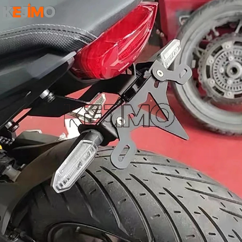 

FOR YAMAHA MT09 MT mt 09 2024 2025 2026 License Plate Holder Bracket Rear Tail Tidy Fender Eliminator Kit Motorcycle Accessories