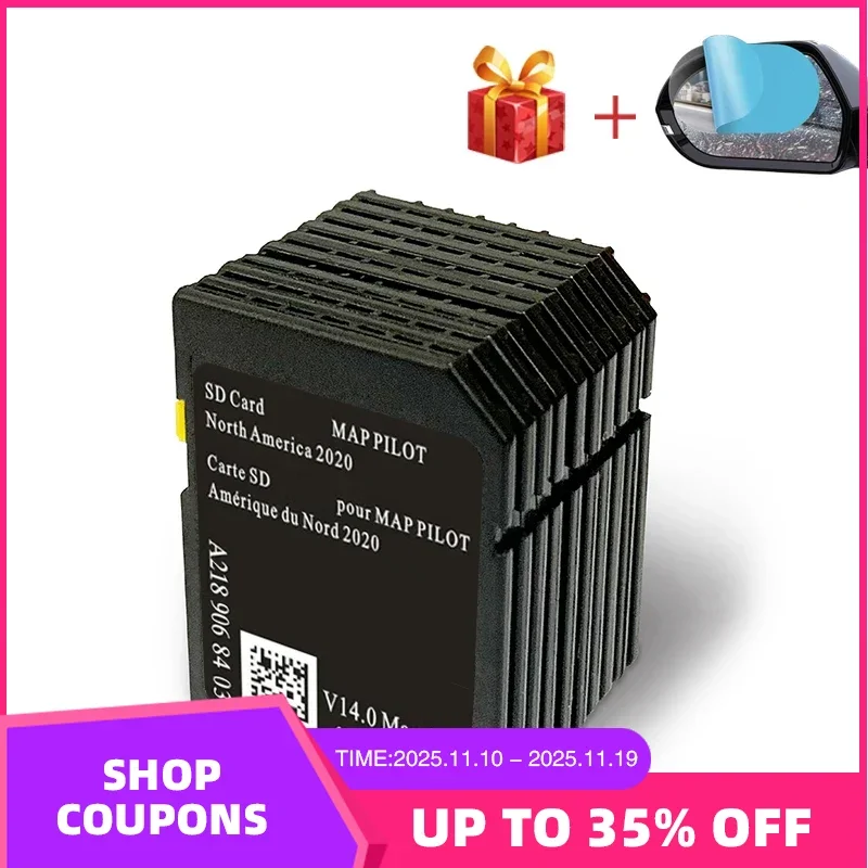 

Garmin Navigation A2189068403 V14 SD Card 2020 for Mercedes B-Class CLS GLA SLC Vehicle North America Maps GPS 32GB