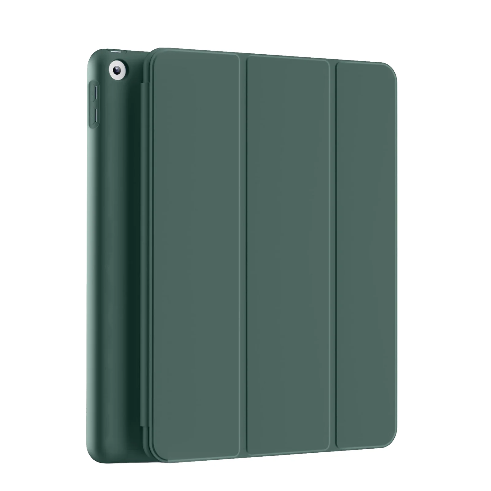 Für iPad 10.2 2019 2020 2021 7. 8. 9. Generation Magnetische Flip Smart Cover für iPad 7 8 9 mit weicher Silikon-Rückschale