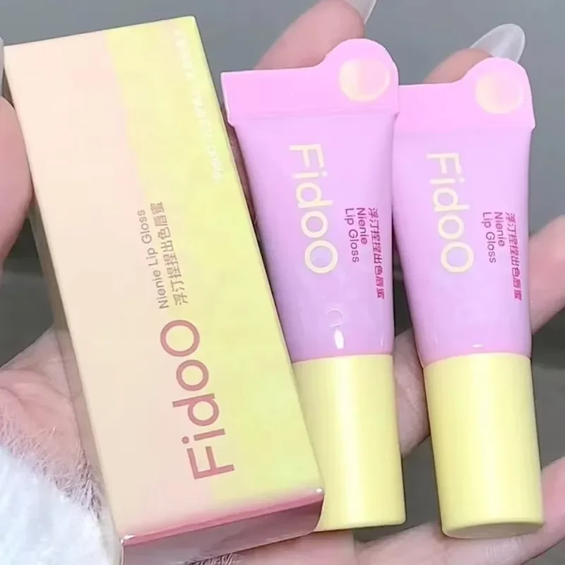 

Fidoo Pinch Mirror Water Lip Gloss Colored Lip Essence Moisturizing Red Long-lasting Delicate Natural Korea Lip Makeup Cosmetics