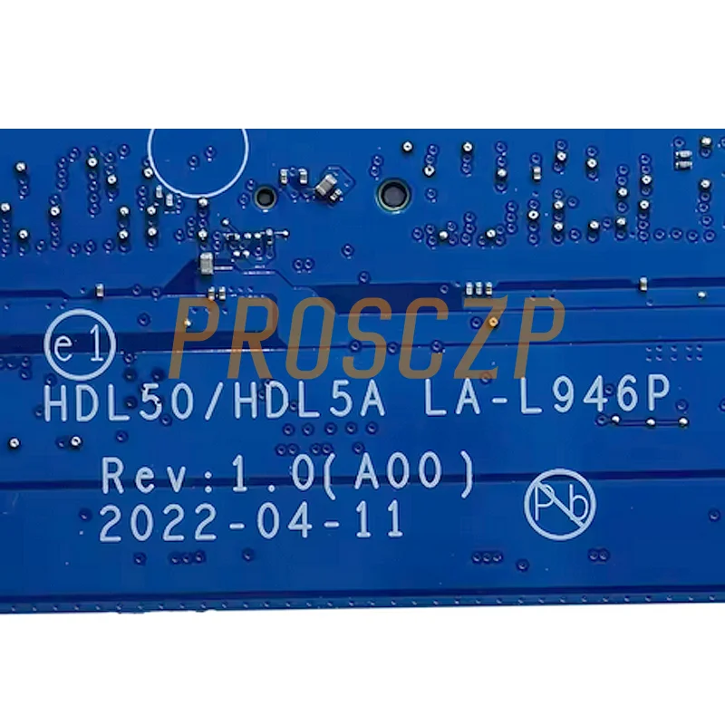 

For Dell Vostro 15" 3420 Inspiron 15" 3520 i3-1215U i5-1235U i7 -1255U 12th-gen CPU DDR4 Mainboard LA-L946P Laptop Motherboard