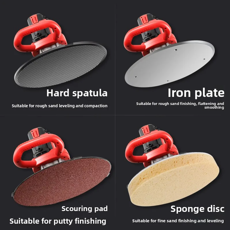 Concrete Power Trowel Troweling Machine 220V Wall Putty Grinder Surface Leveling for Floor Cement Finishing view 3