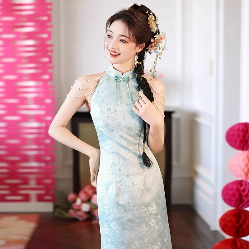 

Новый китайский утренний халат, женская церемония помолвки, размер Dr ort, модифицированная свадебная длинная юбка Svel