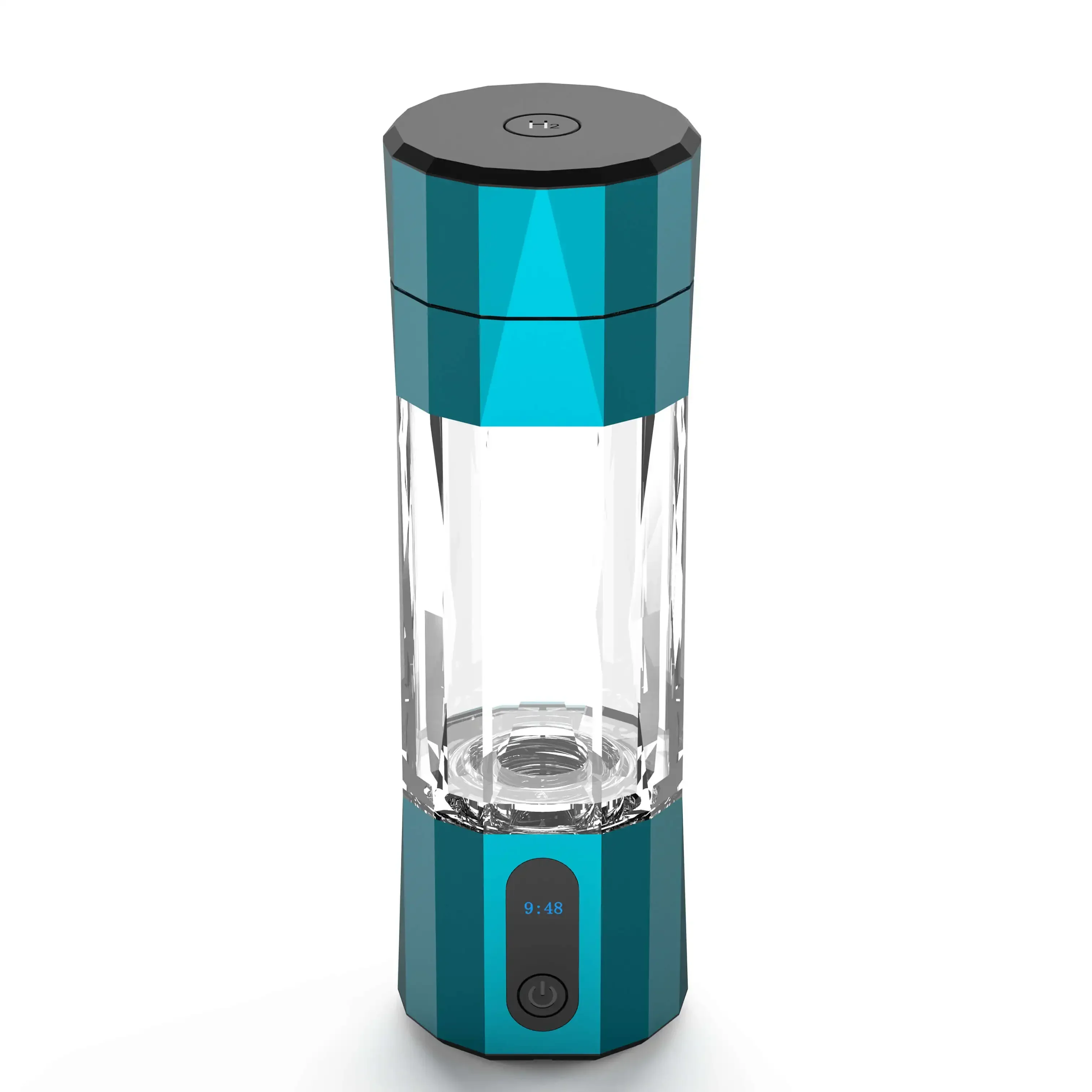 Portable molecular generator for hydrogen rich water bottle cups