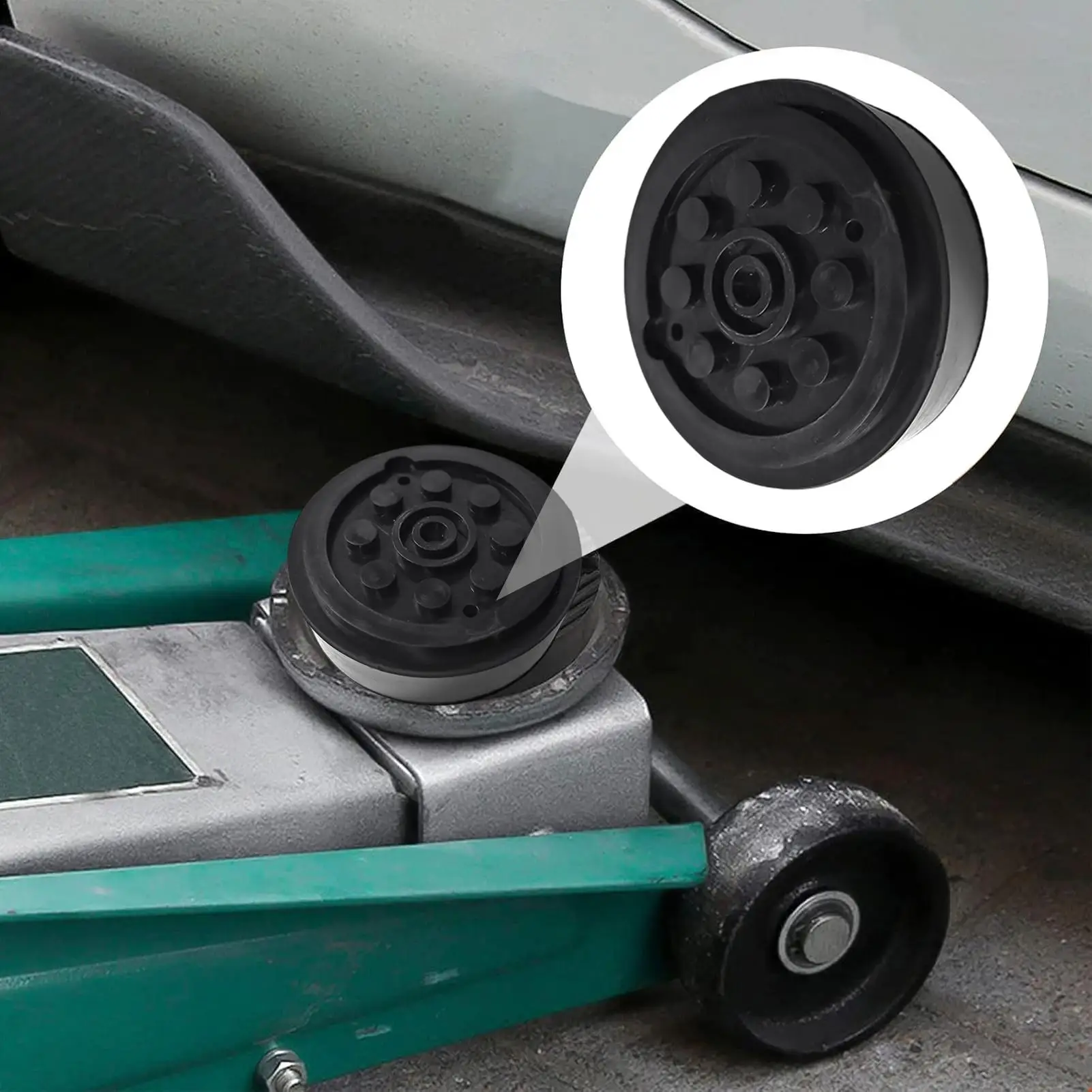

Car Jack Rubber Pad Anti-Slip Rubber Lifting Protection Block Vehicle Maintenance And Repair Protective Pad For SUVs Sedans