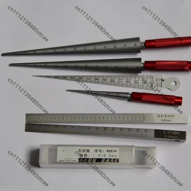 Supply taper gauge 0.4~ 15mm slope gauge, aperture gauge 1~ 45mm conical hole gauge