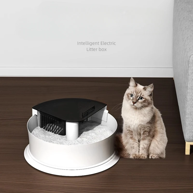 

Intelligent Automatic Cat Litter Box, Super Large, Open Cat Toilet, Electric Poop Shovel, Automatic Cleaning, Low Noise Mute