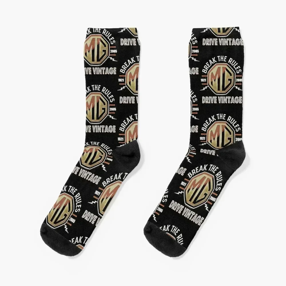 

Mg Classic Cars Break the rules ( Drive Vintage) Socks Novelties gym Hiking boots Woman Socks Men's