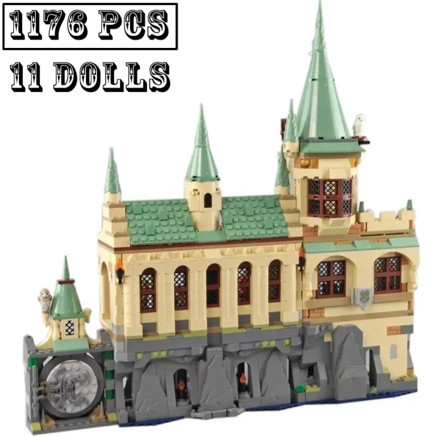 In Stock Magic Movie Compatible with 76389 1176PCS Chamber of Secrets Building model buiding kit block self-locking bricks toys