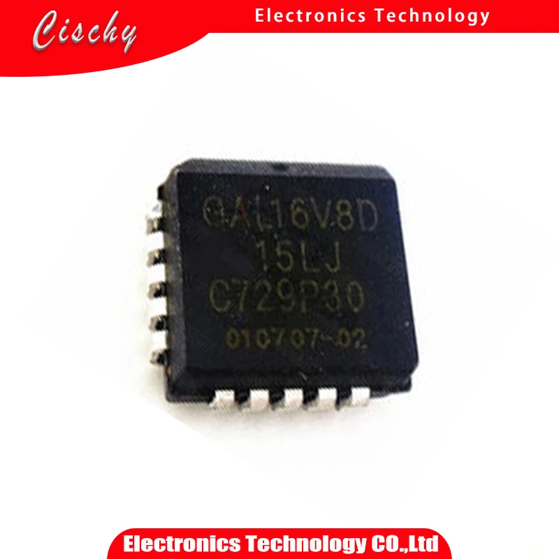 5pcs/lot GAL16V8D-15LJ GAL16V8D-15LJN GAL16V8D PLCC-20