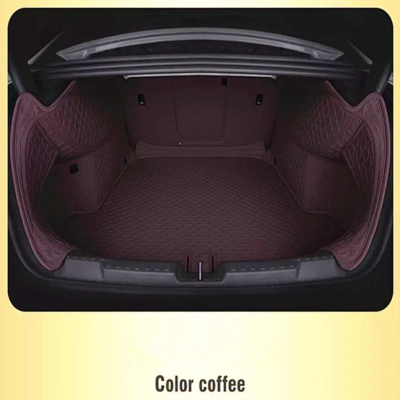 Custom full set car trunk mats for Land Rover Range Rover L405 2022-2013 High quality waterproof boot carpets cargo liner cover