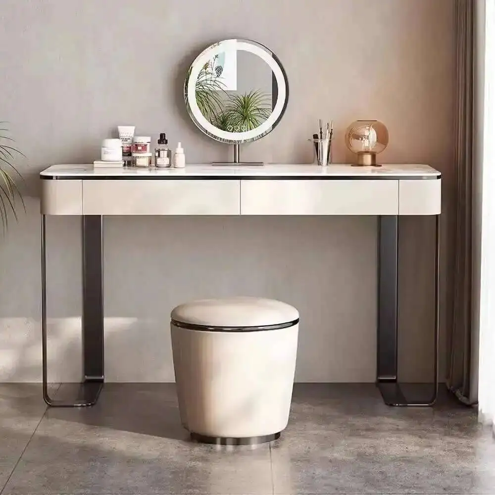 

Modern Dresser Vanity Vanity Table Decoration Storage Table Livingroom Maquilleuse Meuble Avec Miroir Bedroom Furniture