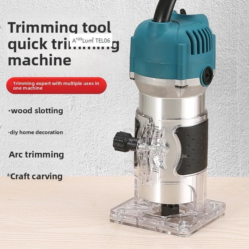 Electric Wood Trimmer 220V 110V Router Tool Grooving Carving Hole Cutter DIY Woodworking флаг
