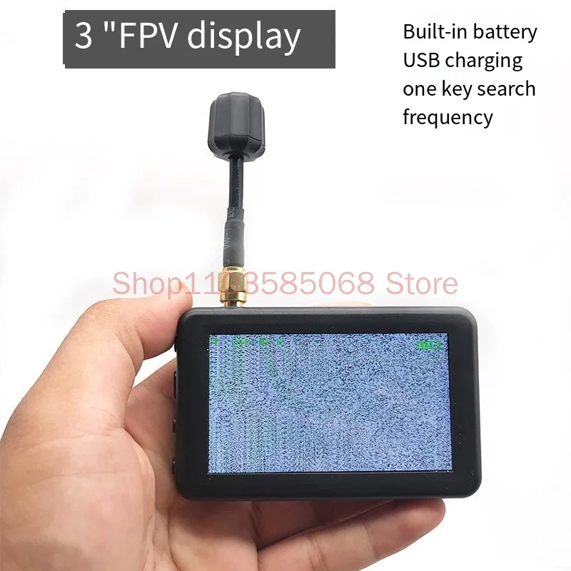 

Small Traversing Machine 5.8G Image Transmission FPV Display 3-inch IPS Screen Automatic Frequency Search Portable