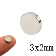 3x2 Search Minor Diameter Magnet 3mm x 2mm Bulk Small Round Magnets 3x2mm Neodymium  Disc Magnets 3*2 Strong Magnetic