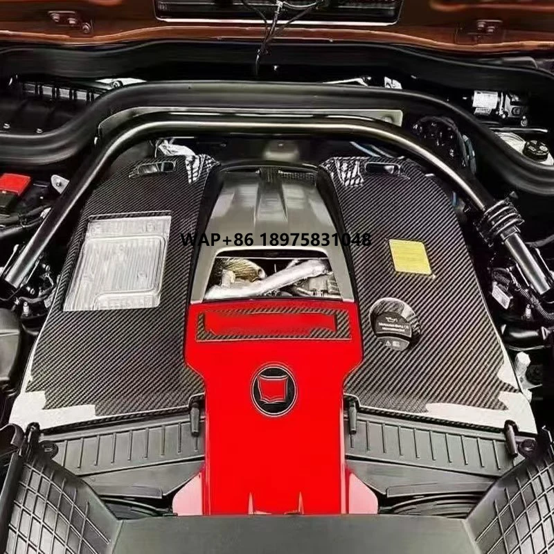 

For G-Class W464 G63 G500 G550 Modified Carbon Fiber Engine Cover G800 Carbon Hood Engine Cover