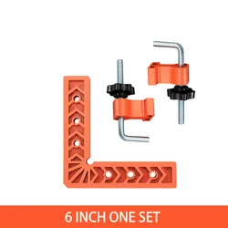Woodowrking 90 Degree Right Angle Clamp Positioning Square Clamping Square Carpentry Squares for Boxes Cabinets Picture Frames