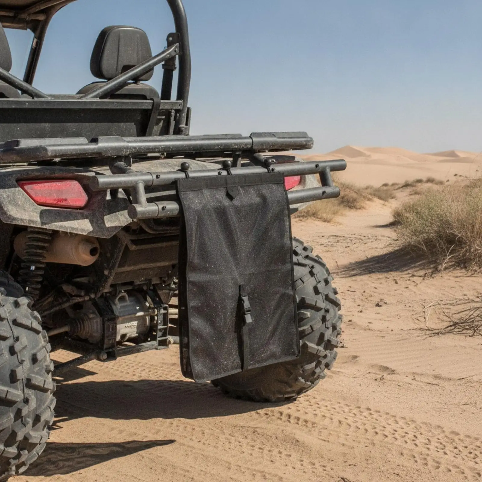 Gear Bag 29 L Capacity UTV Roll Cage Bag with Adjustable Straps Hanging Vehicle Organizer with Mesh Panels Reinforced