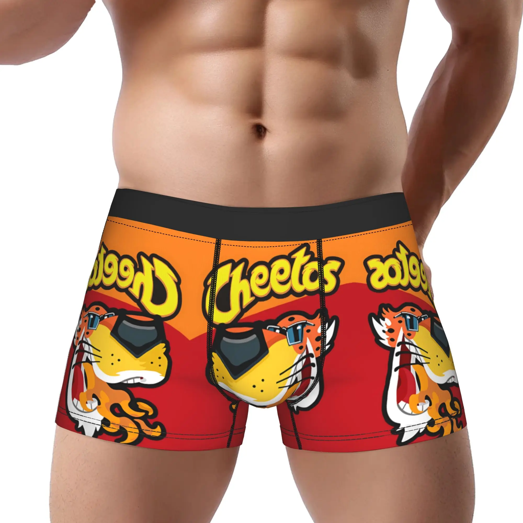 1piece Cheetos 1 Underpants Homme Panties Man Underwear Print Shorts