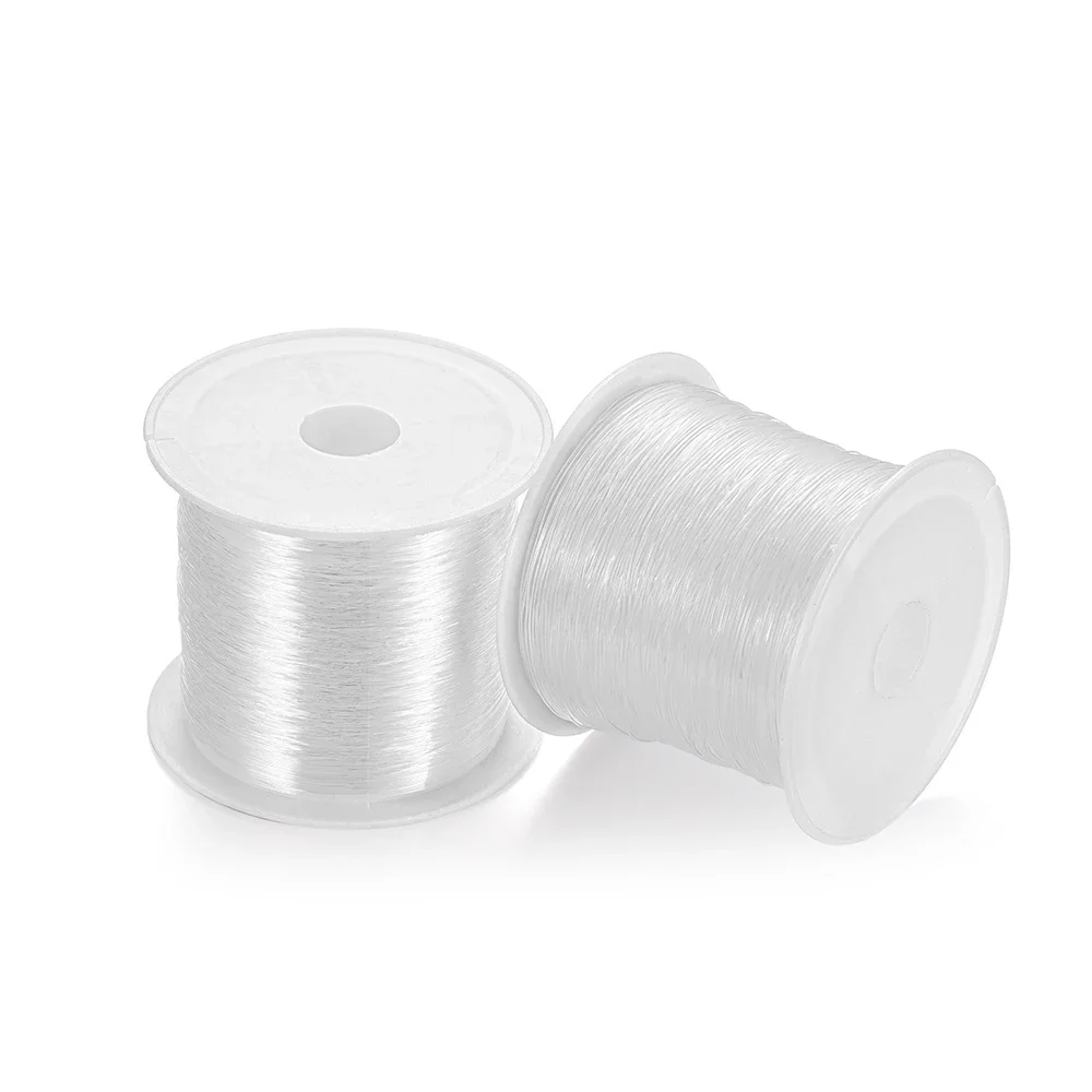 2pcs Transparent Bracelet String Cord For Jewelry Making And Bracelet Necklace Making,For Sewing Thread