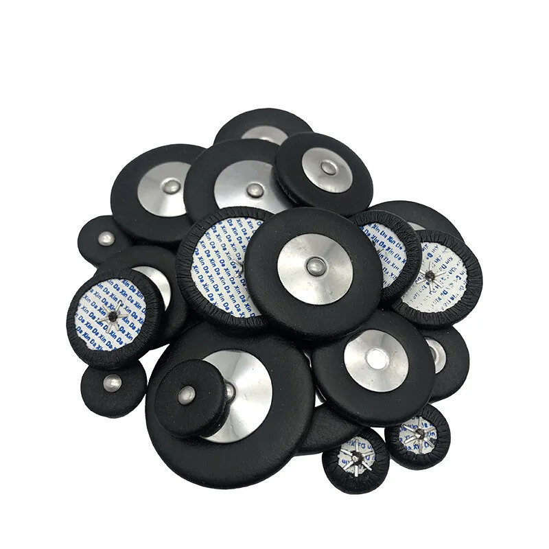 

25 шт./компл. подушечки для тенор-саксофона bB Tone, кожаные подушечки для саксофона из овчины, черный цвет