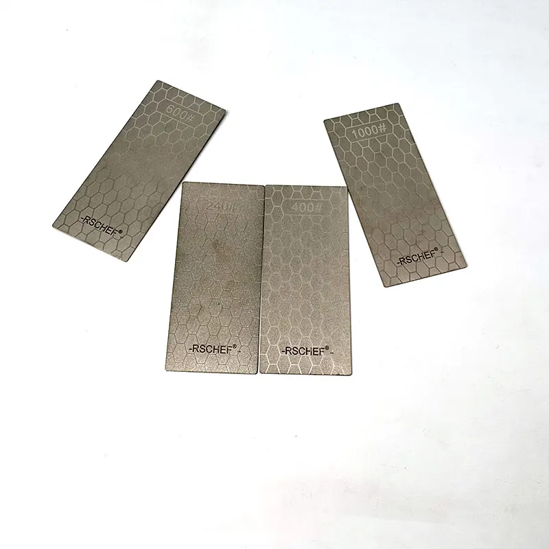 

Алмазный точильный камень для ножей, зернистость 240 # 400 # 600 # 1000 # Точилка для ножей Grindstone Ультратонкий точильный камень с сотовой поверхностью