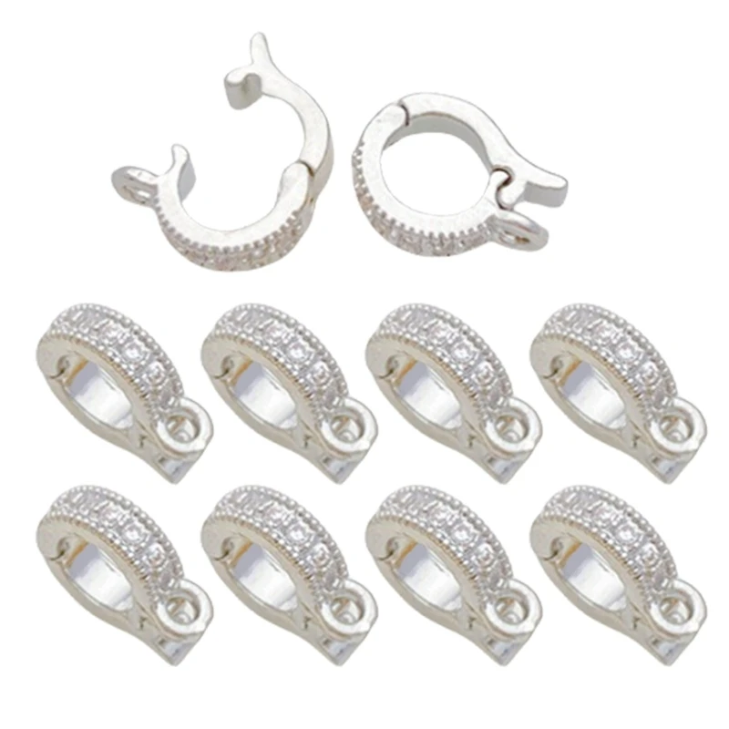 

Metal Bracelets Clasps Fashionable Clasps Jewelry Connector Fastener for Necklace Making Supplies