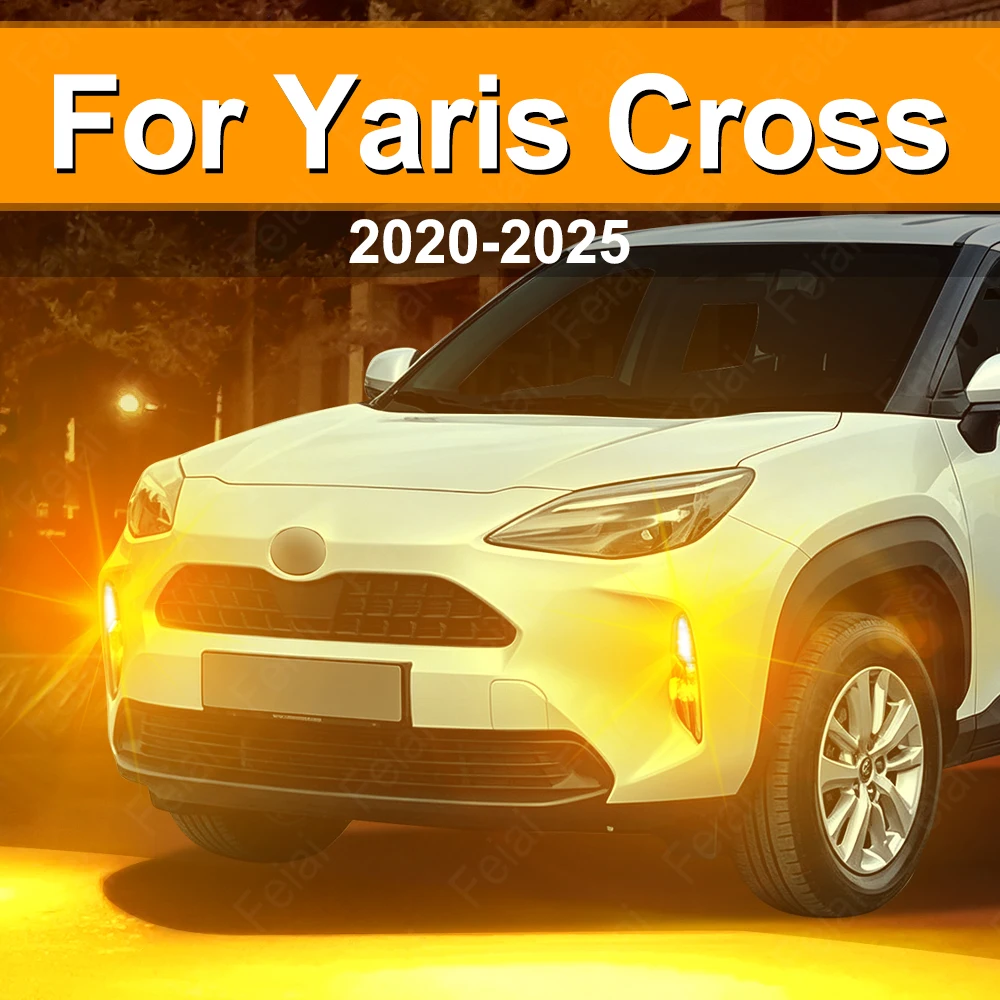 For Toyota Yaris Cross Turn Signal LED Light Car Indicator Bulb Amber Yaris Cross Accessories 2020 2021 2022 2023 2024 2025