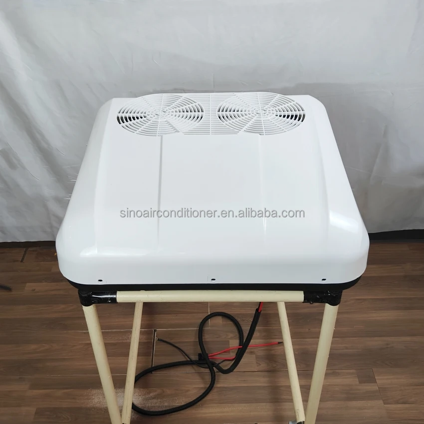 مكيف هواء السيارة 12 فولت 24 فولت نظام تكييف مكيف هواء وقوف السيارات شاحنة مكيف الهواء #2