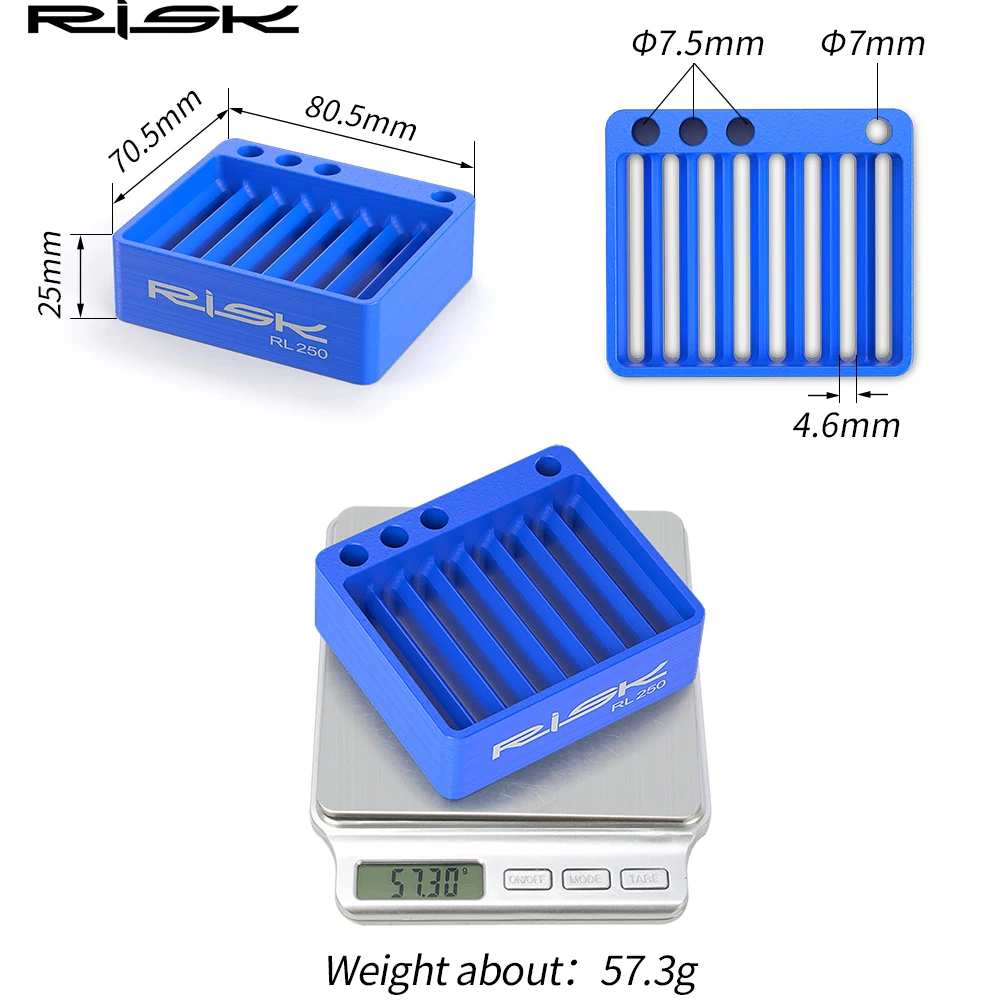 RISK Bike Bicycle Wheel Spoke Nipples Storage Box Holding Case Arrangement Tool