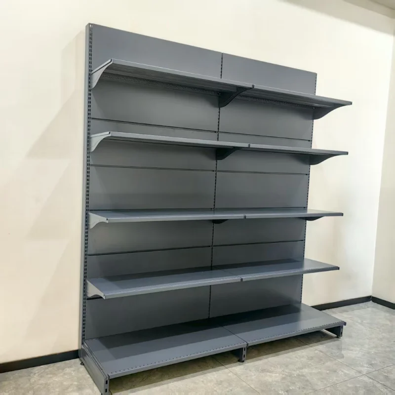 custom.Supermarket Shelves Single/double-sided Multi-layer Metal Material Boutique Display Shelves Store Shelves