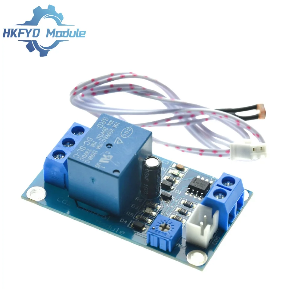 1-10PCS XH-M131 DC5V12V24V สวิทช์ควบคุมแสงรีเลย์โมดูลเซ็นเซอร์ตรวจจับความสว่างอัตโนมัติโมดูลควบคุม