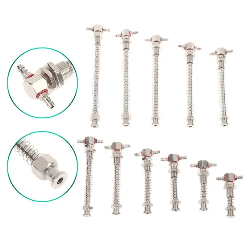Robotic Arm Accessories Industrial Vacuum Small Head Suction Cups M12/M10 T-shaped External Spring Buffer Hardware Sucker Rod