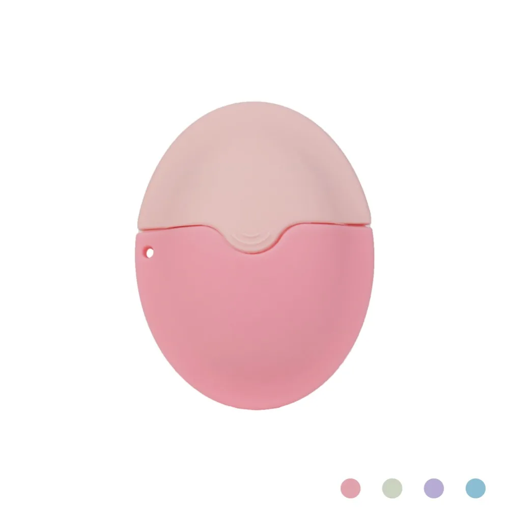 シリコーン日焼け止めローラーアプリケーター詰め替え可能な楕円形日焼け止めローションアプリケーター化粧品ツールステッチカラー