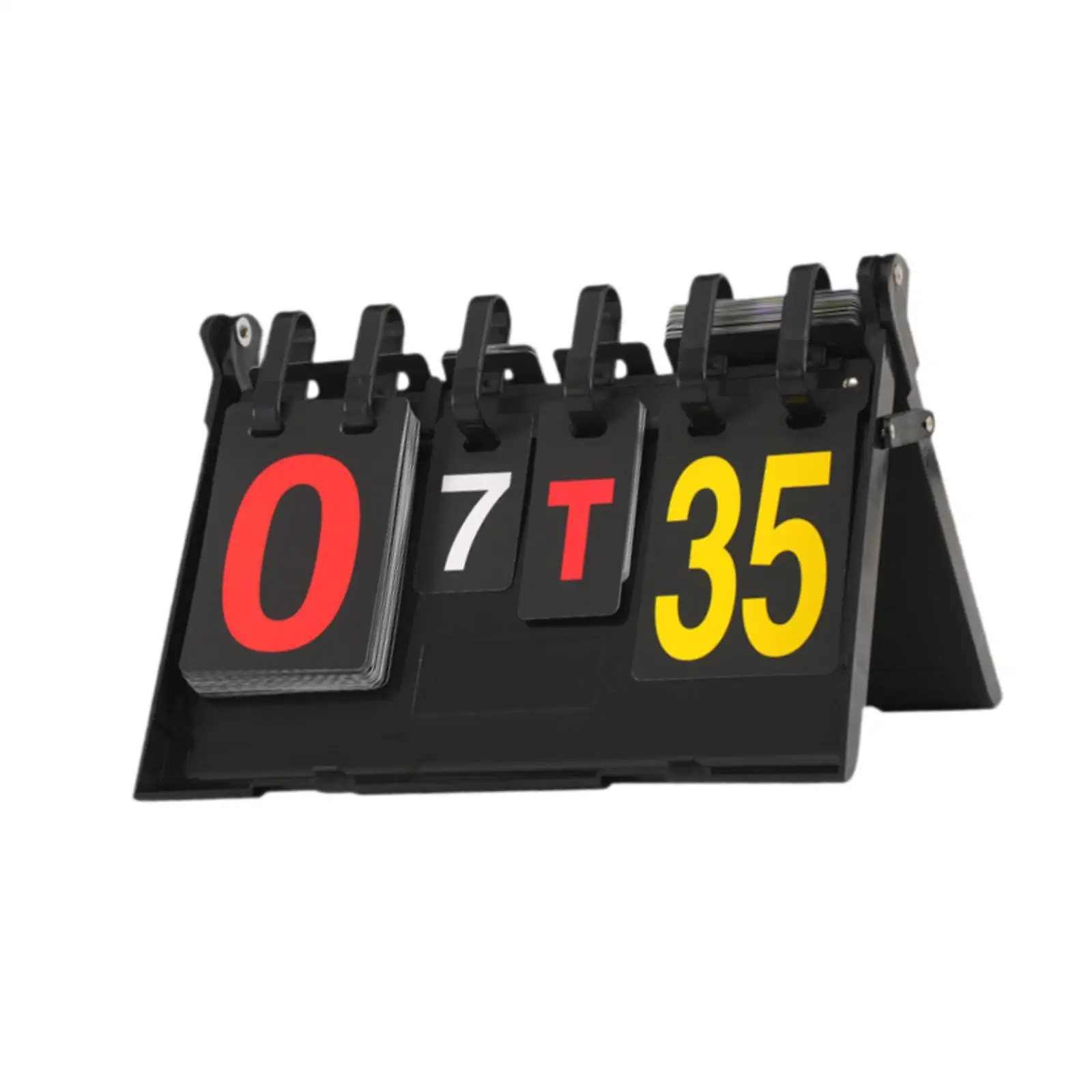 

Tabletop Scoreboard Flip Score Keeper Professional Ping Pong Scorekeeper for Games Outdoor Sports Soccer Football Basketball