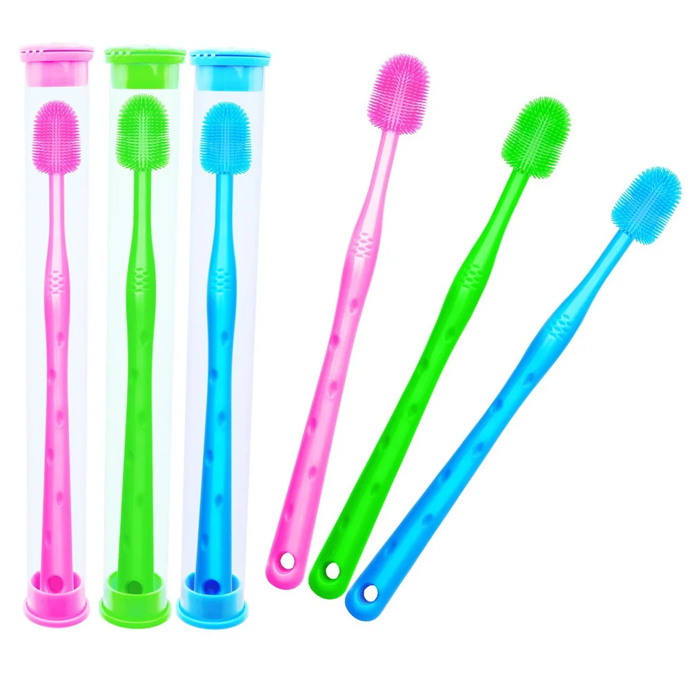 Cat Acne Brush Remove Blackheads Mild Easy To Use High Quality Dog Toothbrush Silicone Toothbrush Soft Bristles Not Stimulating