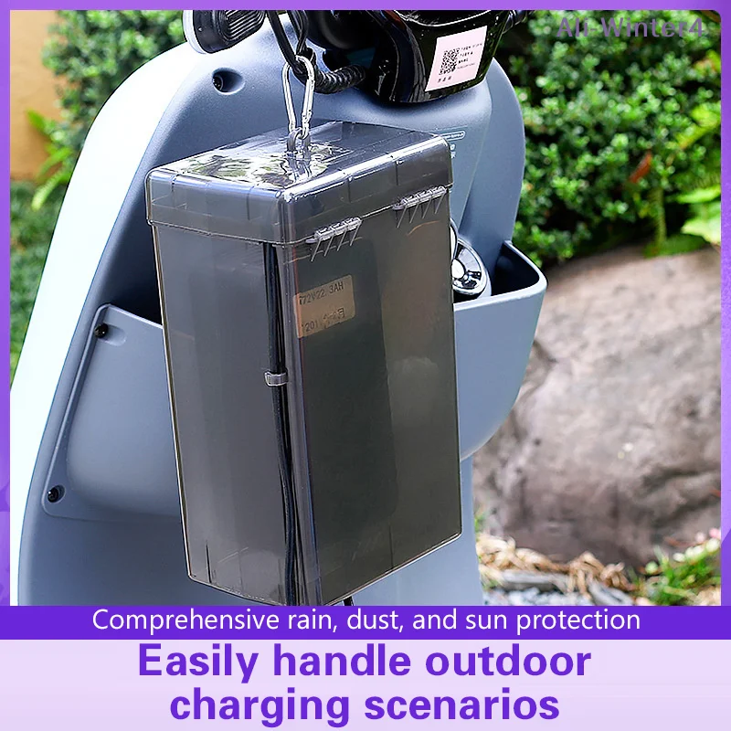 

Водонепроницаемый чехол для зарядного устройства электромобилей Summer2, уличный чехол для зарядки скутеров, защитный от дождя, герметичный бокс для хранения