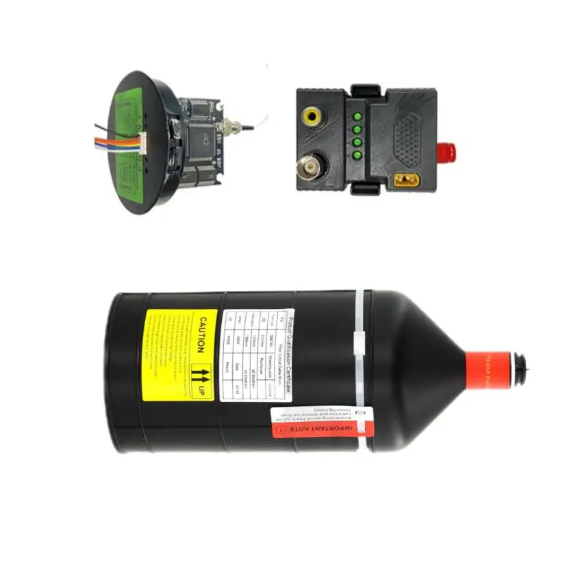 

10KM FPV Drones Optical Fiber Image Data Module Relay Extender Optical Link Sky Support up to 30km of Wired Signal Transmission