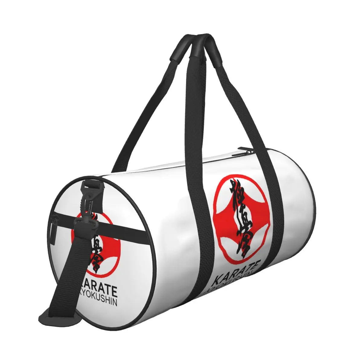 Karatê Kyokushin 316129   Sacos esportivos com sapatos saco de ginásio portátil casal personalizado bolsa de treinamento de viagem saco de fitness gráfico