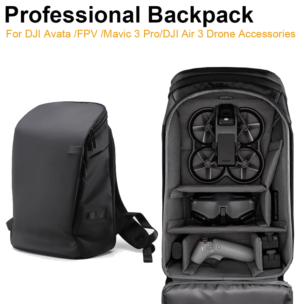 

For DJI Avata 2 Accessories Backpack Universal Portable Bags For DJI Avata /FPV /Mavic 3 Pro/DJI Air 3 Drone Remote Control